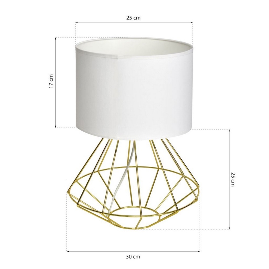 Pöytävalaisin LUPO 1xE27/60W/230V