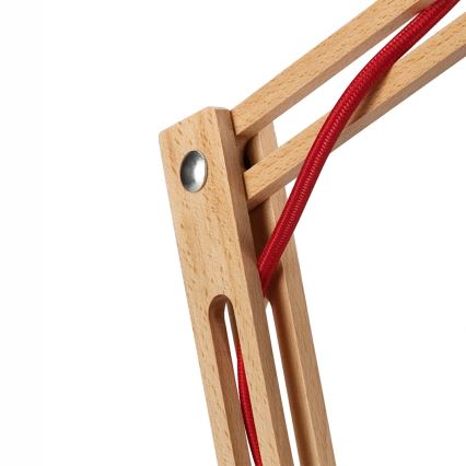 Pöytävalaisin MARCELLO 1xE27/60W/230V pyökki