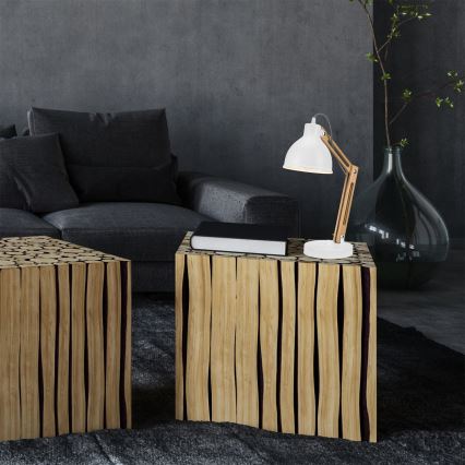 Pöytävalaisin MARCELLO 1xE27/60W/230V pyökki