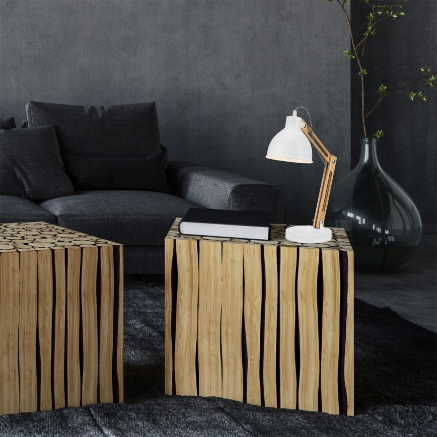 Pöytävalaisin MARCELLO 1xE27/60W/230V pyökki