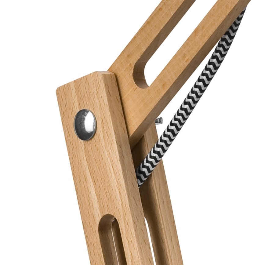 Pöytävalaisin MARCELLO 1xE27/60W/230V pyökki