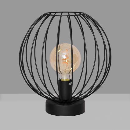 Pöytävalaisin MERCURE 1xE27/15W/230V musta