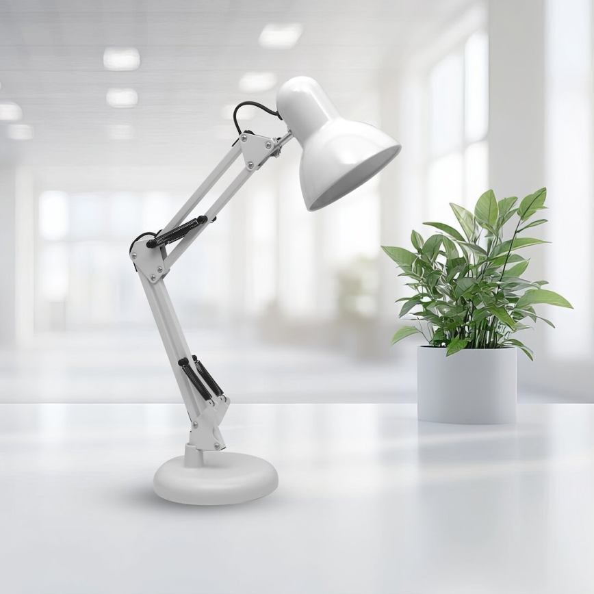 Pöytävalaisin NEXA 1xE27/60W/230V valkoinen