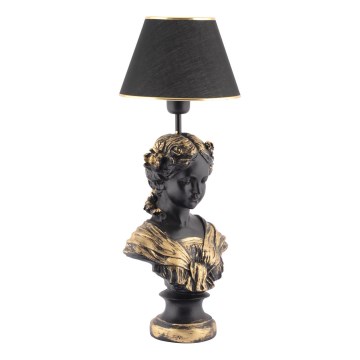 Pöytävalaisin OPELYA 1xE27/40W/230V musta/kulta
