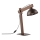 Pöytävalaisin OSLO 1xE27/15W/230V saksanpähkinä/ruskea