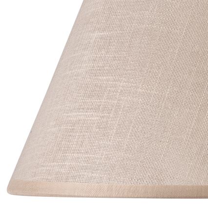 Pöytävalaisin PERA 1xE27/60W/230V beige/pyökki