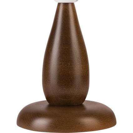 Pöytävalaisin PERA 1xE27/60W/230V tummanruskea/pyökki