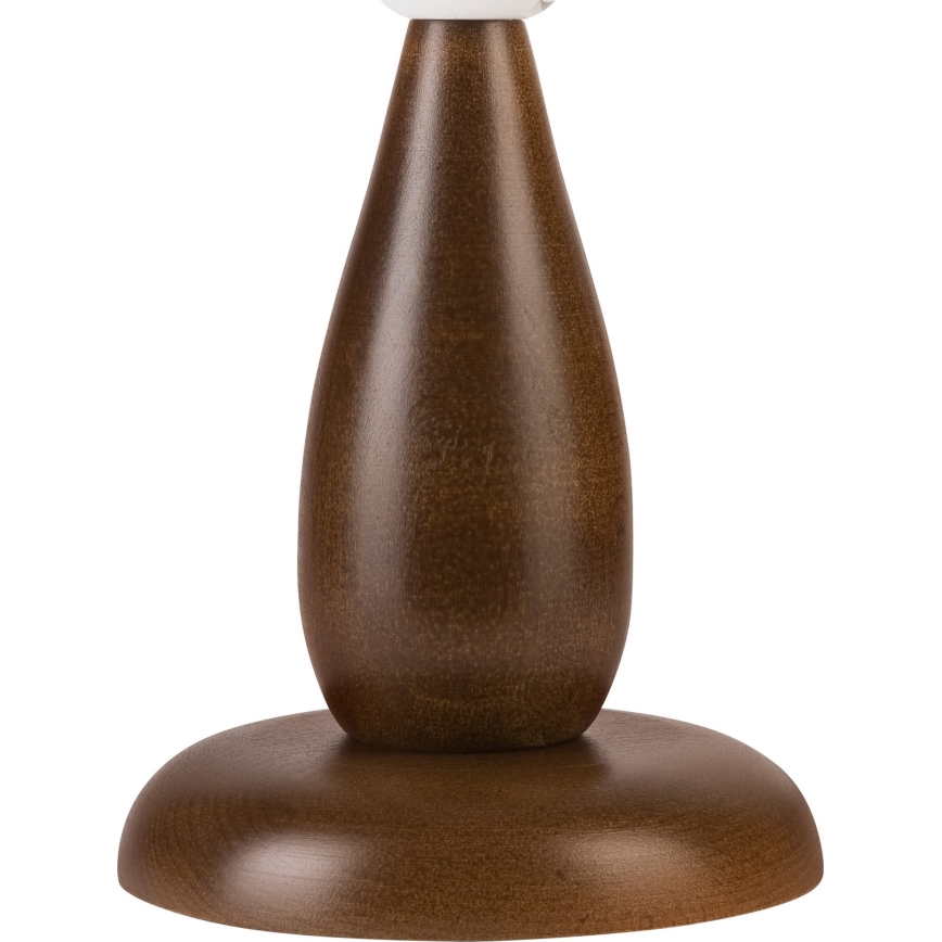 Pöytävalaisin PERA 1xE27/60W/230V tummanruskea/pyökki