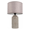 Pöytävalaisin RAMZES 1xE27/40W/230V harmaa