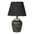 Pöytävalaisin RAMZES 1xE27/40W/230V musta/kultainen