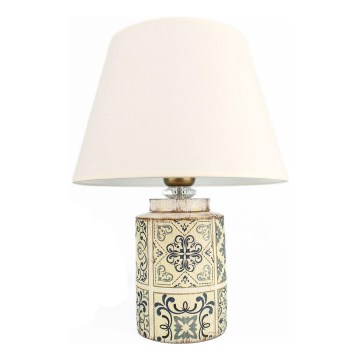 Pöytävalaisin RAMZES 1xE27/40W/230V valkoinen