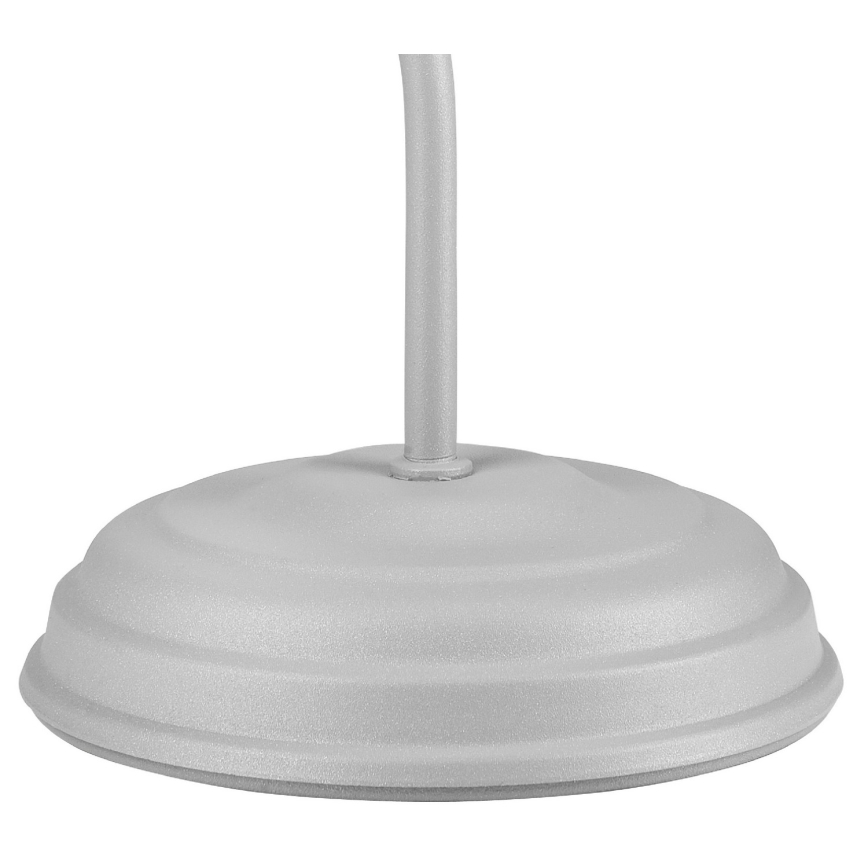 Pöytävalaisin RETRO II 1xE27/60W/230V hopea