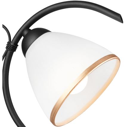 Pöytävalaisin RETRO II 1xE27/60W/230V musta matta