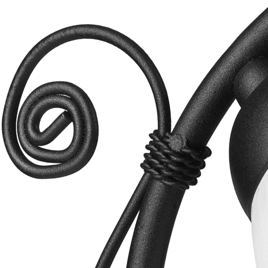 Pöytävalaisin RETRO II 1xE27/60W/230V musta matta