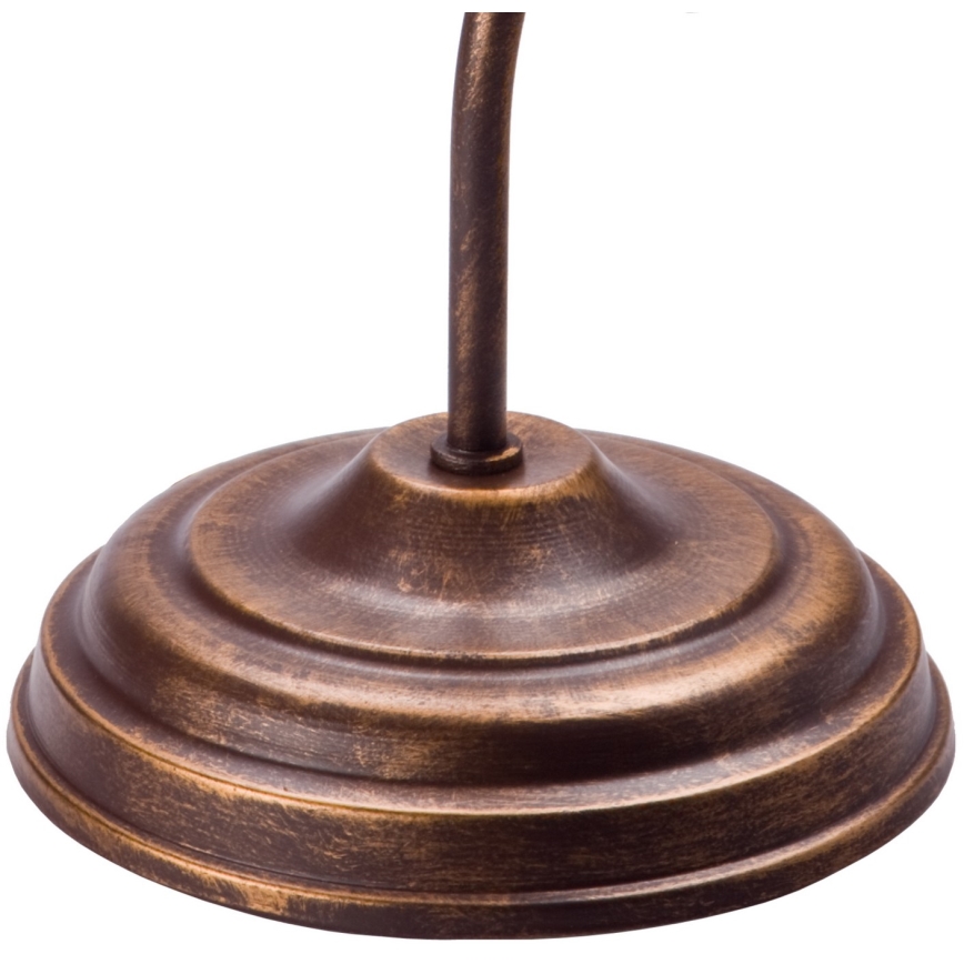 Pöytävalaisin RETRO II 1xE27/60W/230V pronssi patina