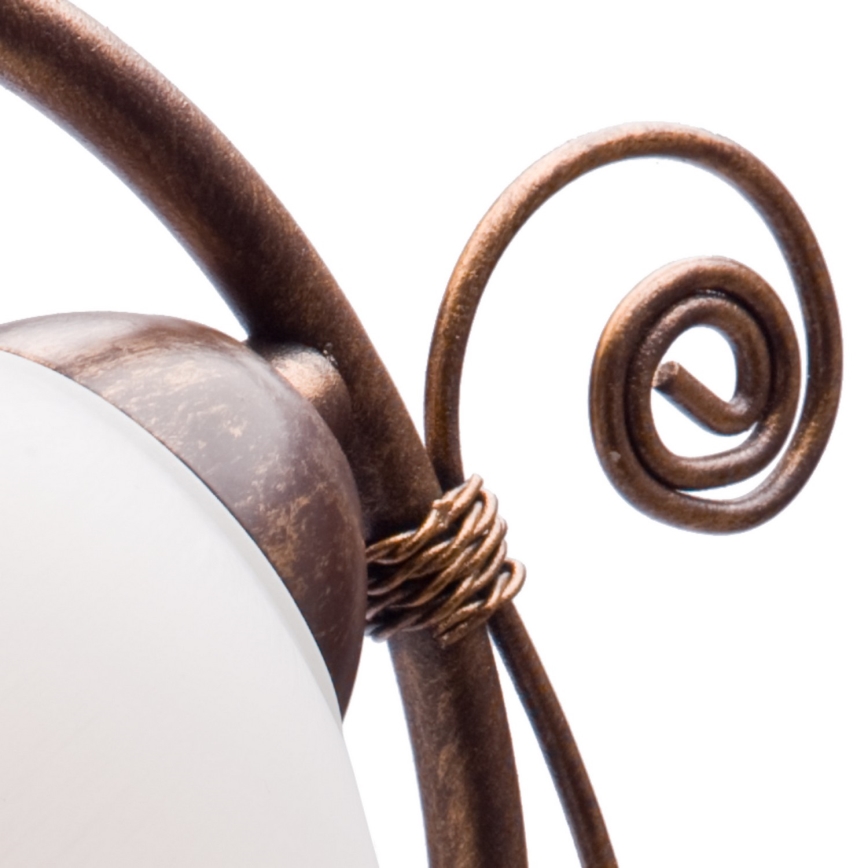 Pöytävalaisin RETRO II 1xE27/60W/230V pronssi patina