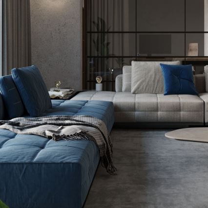 Pöytävalaisin SALGADO 1xE27/60W/230V betoni