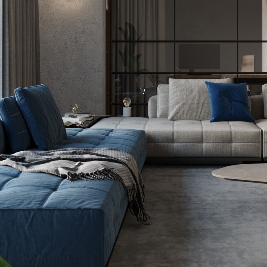 Pöytävalaisin SALGADO 1xE27/60W/230V betoni