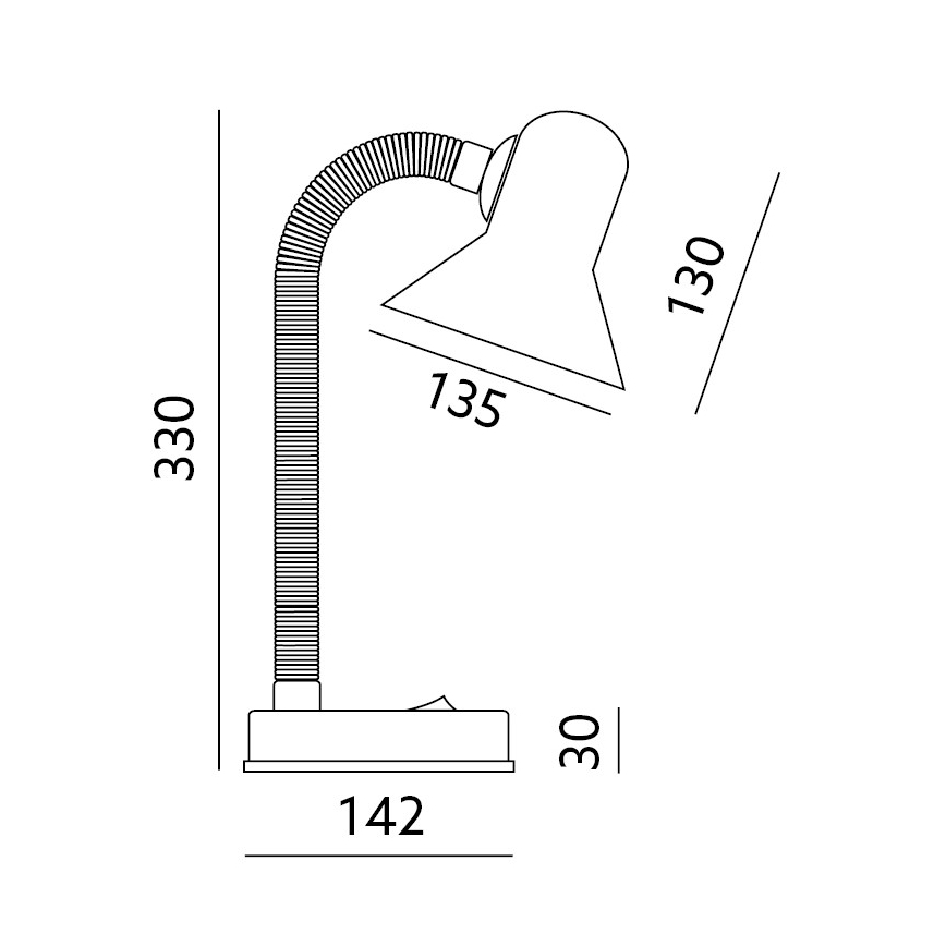 Pöytävalaisin SMIESZEK 1xE27/40W/230V sininen