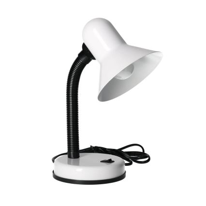 Pöytävalaisin SMIESZEK 1xE27/40W/230V valkoinen