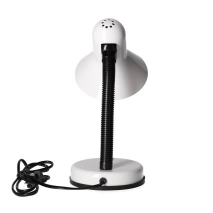 Pöytävalaisin SMIESZEK 1xE27/40W/230V valkoinen