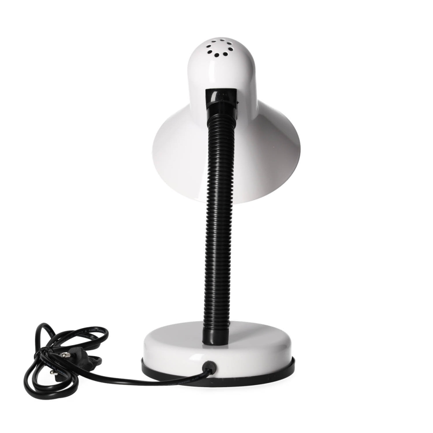 Pöytävalaisin SMIESZEK 1xE27/40W/230V valkoinen