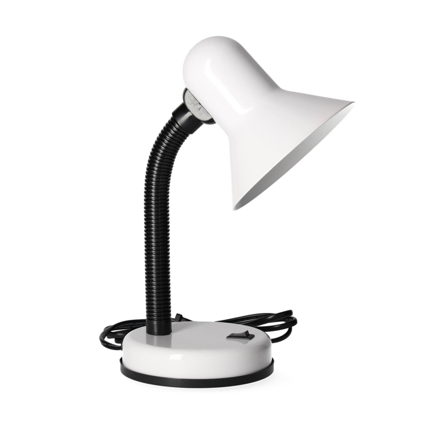 Pöytävalaisin SMIESZEK 1xE27/40W/230V valkoinen