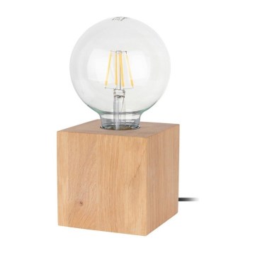 Pöytävalaisin TRONGO SQUARE 1xE27/25W/230V tammi