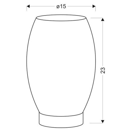 Pöytävalaisin Venus 1xE27/60W/230V musta/kultainen