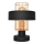 Pöytävalaisin VOLTA 1xE27/15W/230V musta/kultainen