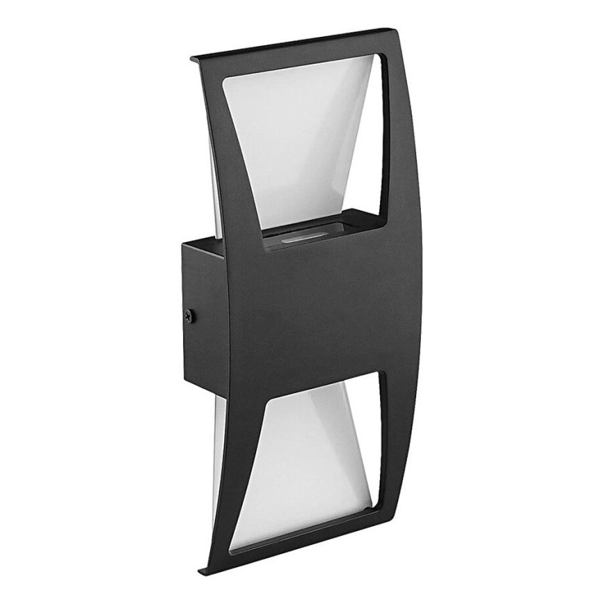 Prezent 31310 - LED-ulkoseinävalaisin OZZ 2xLED/4W/230V IP44 musta