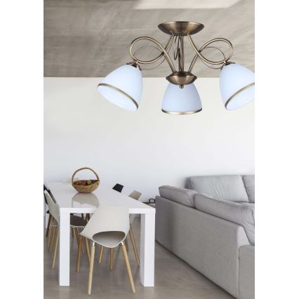 Prezent 61450 - Kiinteä kattokruunu ASTER 3xE27/60W/230V