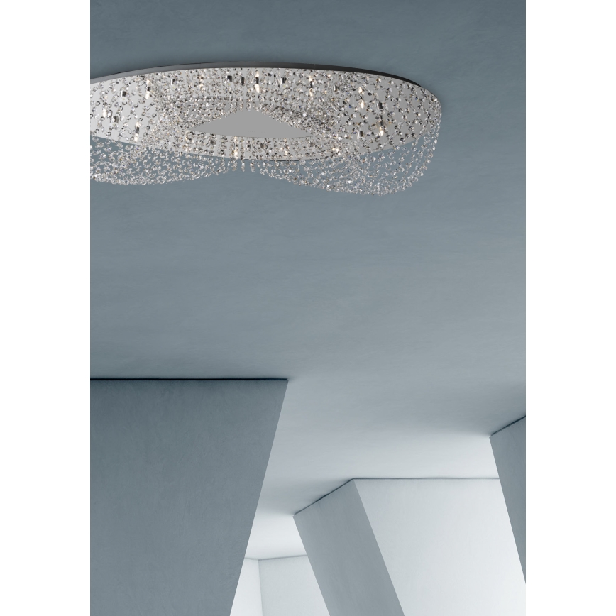 Prezent 69046 - ELIPTHON Kiinteä kattovalaisin 8xG9/33W/230V