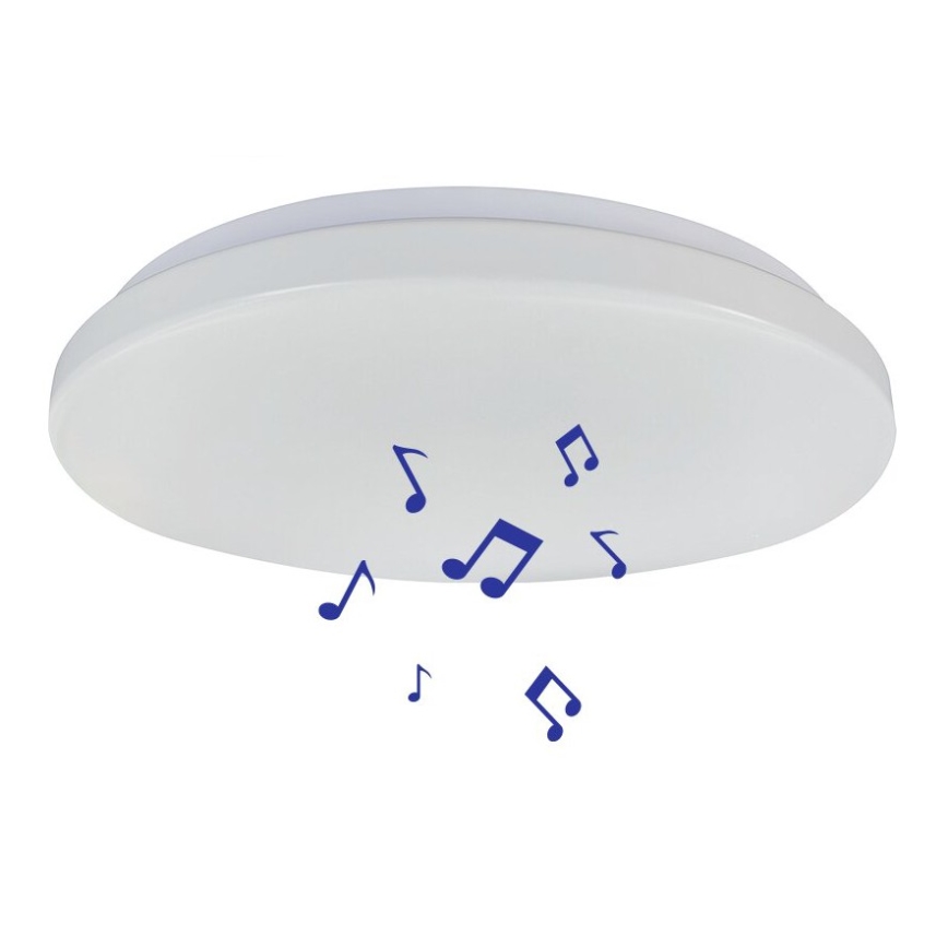 Prezent 70013 - LED RGB Himmennettävä kattovalo kaiuttimella BLISS LED/72W/230V 3000-6500K + kauko-ohjaus