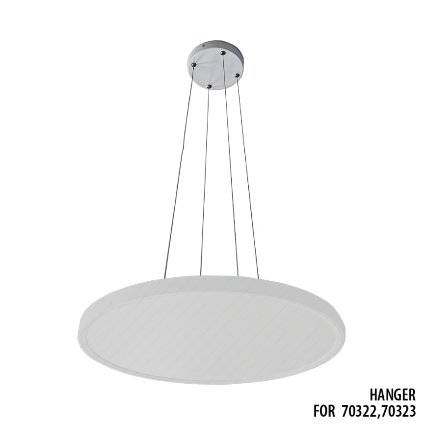 Prezent 70333 - Virtajohto 4-johtimella TRIMO 15x100 cm valkoinen