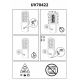 Prezent 70422 - Kannettava bakteereita desinfioiva lamppu UVC / 2,5 W / 5 V USB