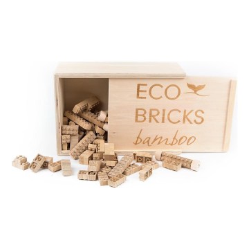 Puinen rakennussarja ECO BRICKS 250 kpl