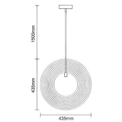 Puinen riippuvalaisin vaijerilla 1xE27/60W/230V Ø 43,5 cm massiivipuu/viilu/kumipuu