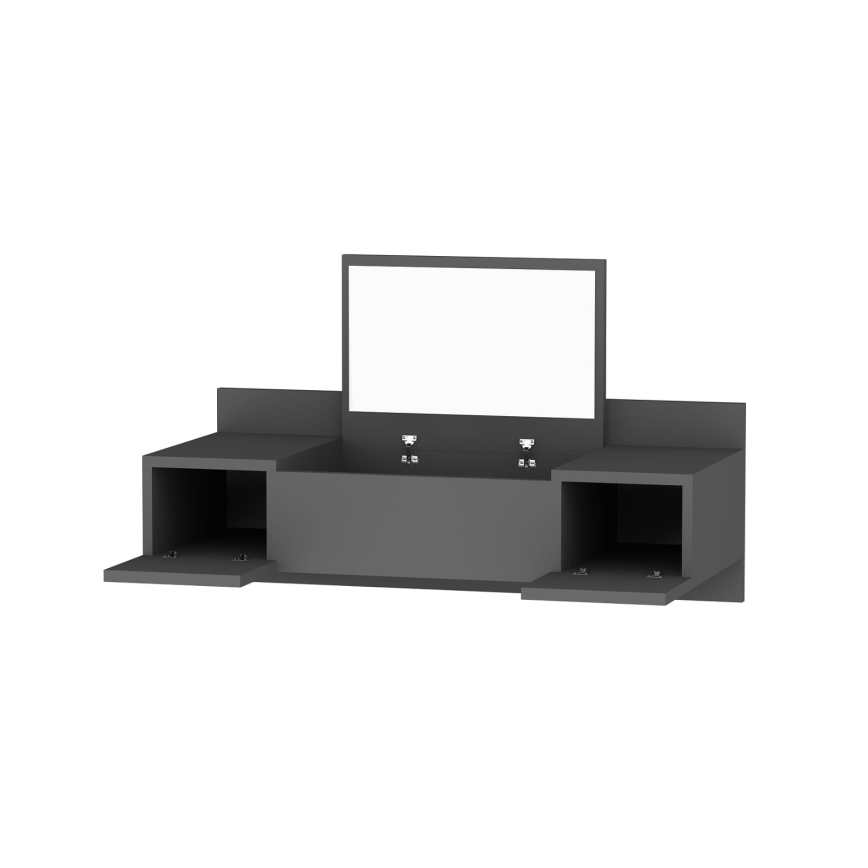 Pukeutumispöytä ZAKKUM 33x100 cm antrasiitti