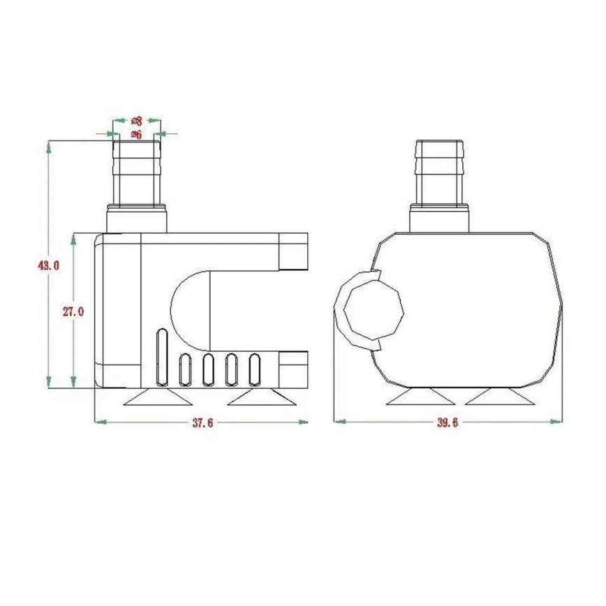 Pumppu 5-12V 200 l/h