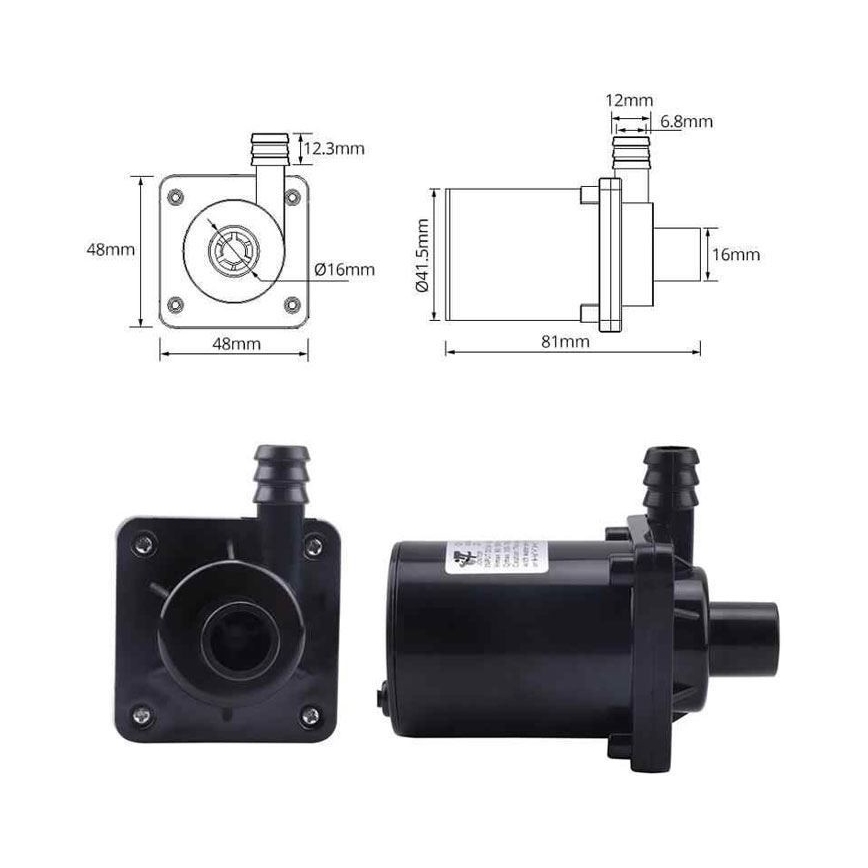 Pumppu 8-24VDC 900l/tunti