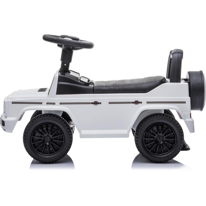 Push auto Mercedes G350d 2xAA valkoinen/musta
