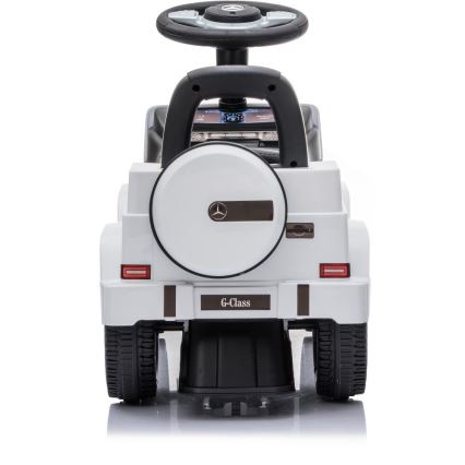 Push auto Mercedes G350d 2xAA valkoinen/musta