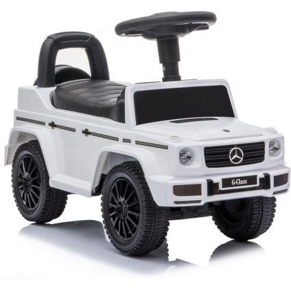 Push auto Mercedes G350d 2xAA valkoinen/musta
