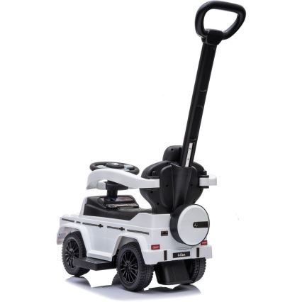 Push auto Mercedes G350d 3in1 2xAA valkoinen/musta