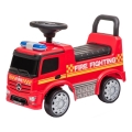 Push auto Mercedes Paloauto 2xAA punainen