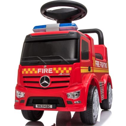 Push auto Mercedes Paloauto 2xAA punainen