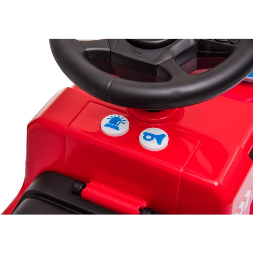 Push auto Mercedes Paloauto 2xAA punainen