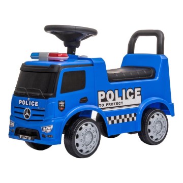 Push auto Mercedes Poliisiauto 2xAA sininen