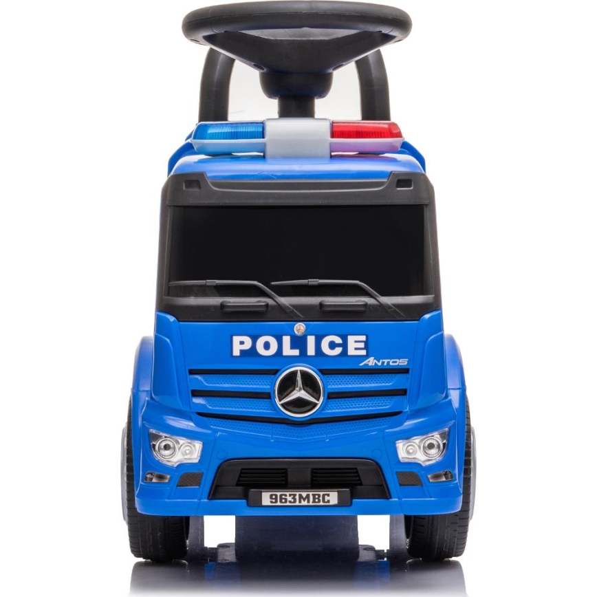 Push auto Mercedes Poliisiauto 2xAA sininen